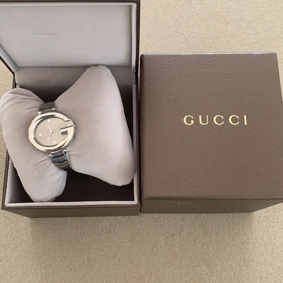 NEW GUCCI Guccissima Stainless Steel Womens Watch YA134503  display picture 1